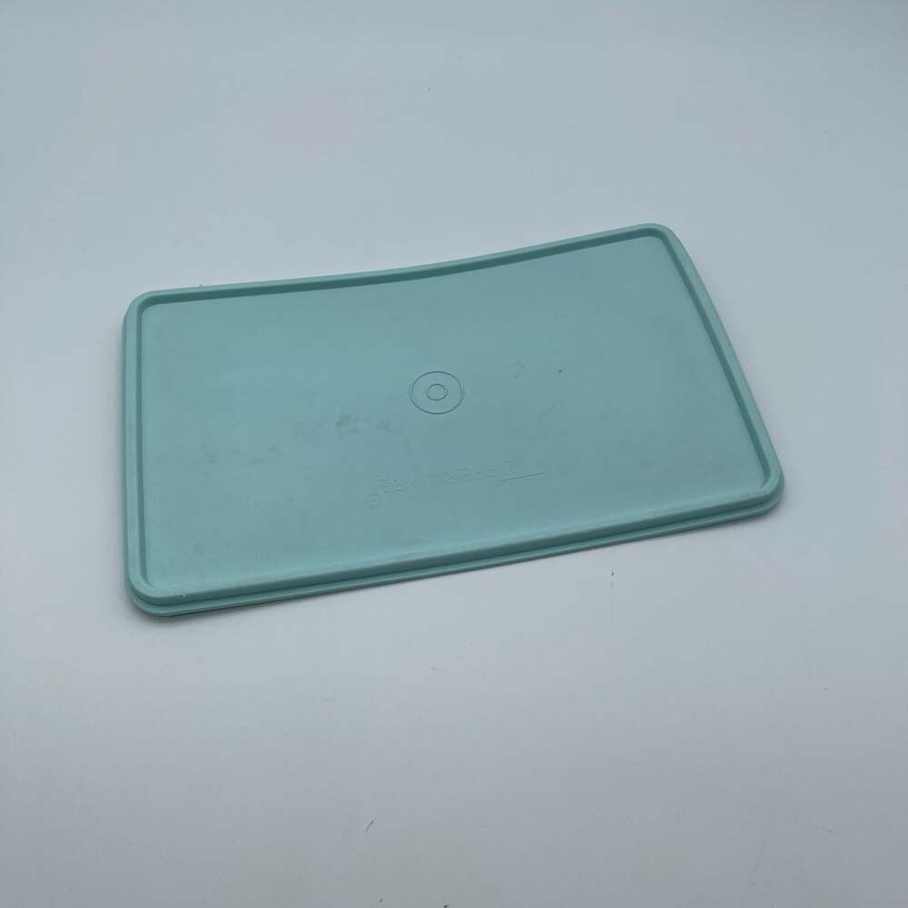 Vintage Tupperware Replacement Rectangle Lid Light‎ Blue Aqua 784-5 11.5x7.5
